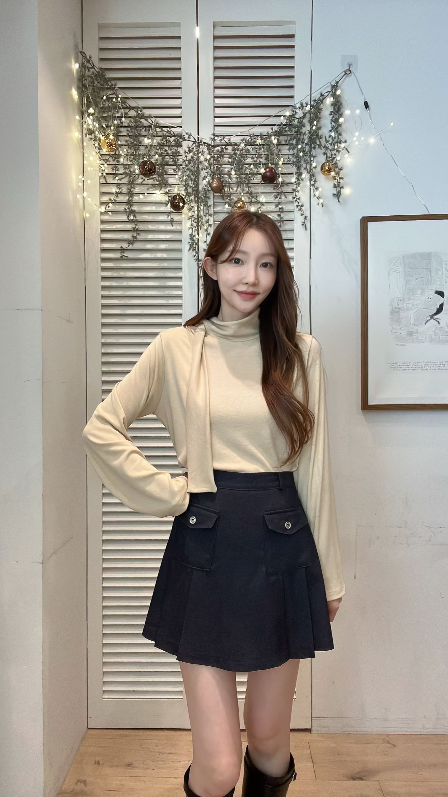 FV08_01 絲巾造型百搭TOP (5色) 