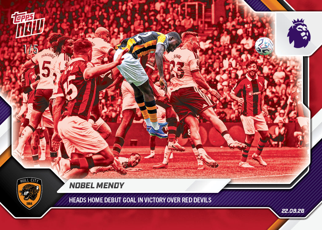 Nobel Mendy - 2026/27 Premier League Topps NOW® #5 回歸英超入球【團購】