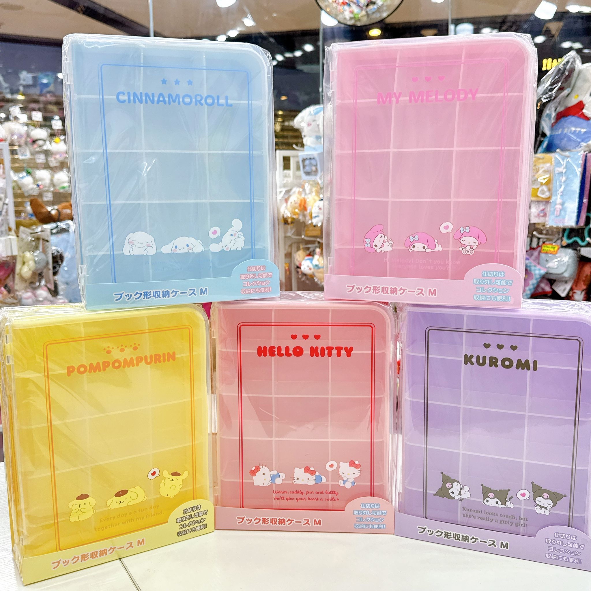 日本直送Sanrio收納盒m size 18×24×6 cm