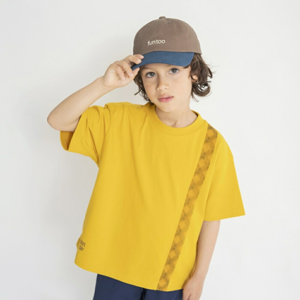 🆕【⭐訂購⭐】🌀 🇯🇵 日本直送🇯🇵 簡潔 透明格紋 短袖TEE［2款選］🌀[ELDA-0237][260526]