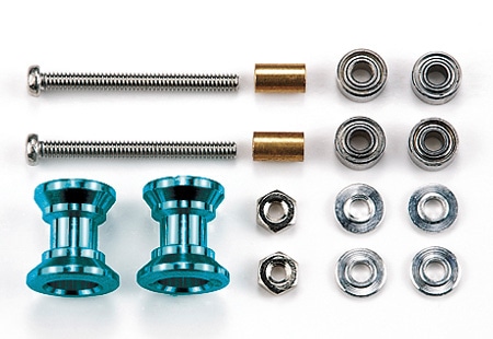 DOUBLE ALUMINUM ROLLERS (9-8MM, BLUE)