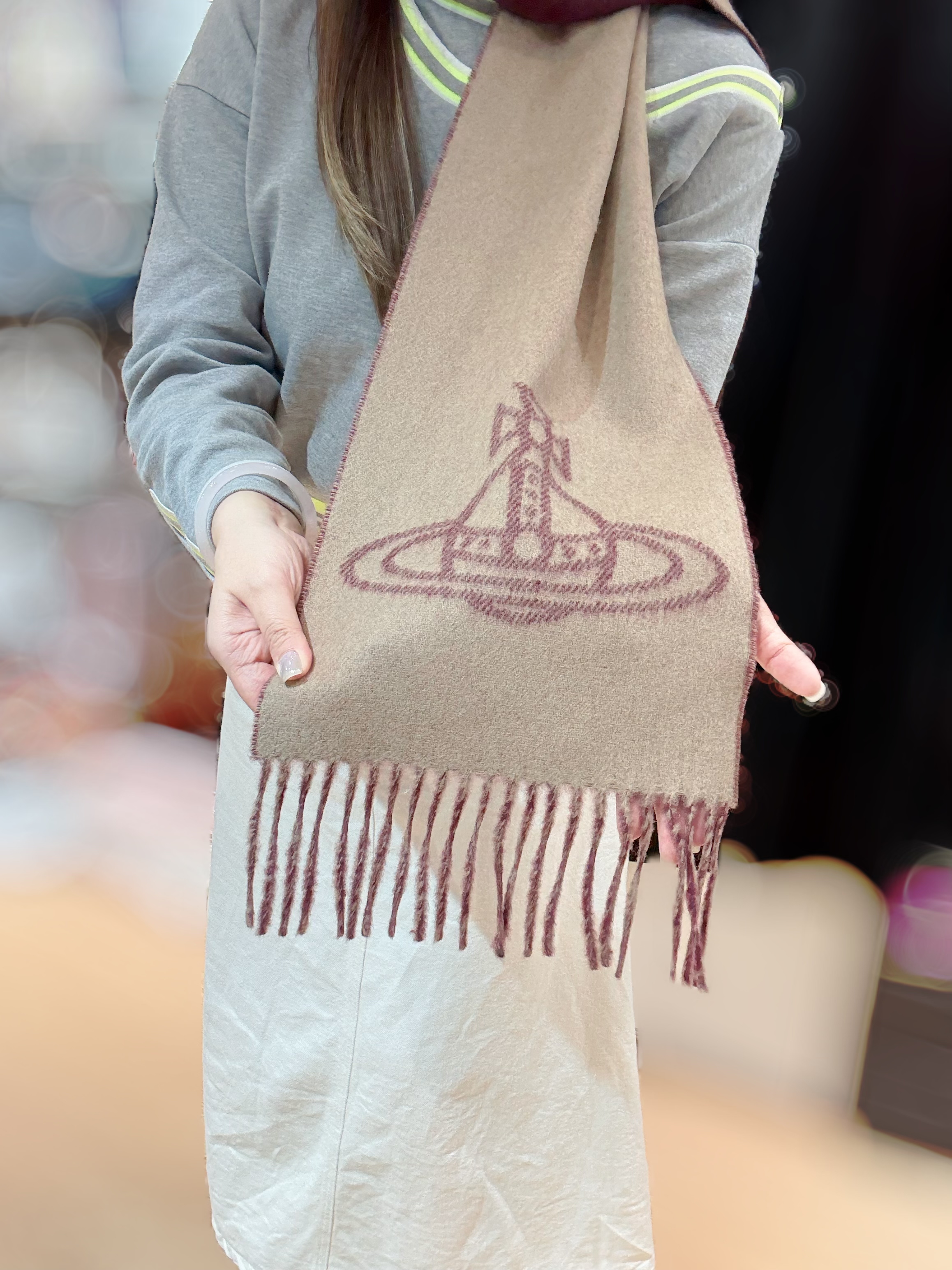Vivienne Westwood scarf wine