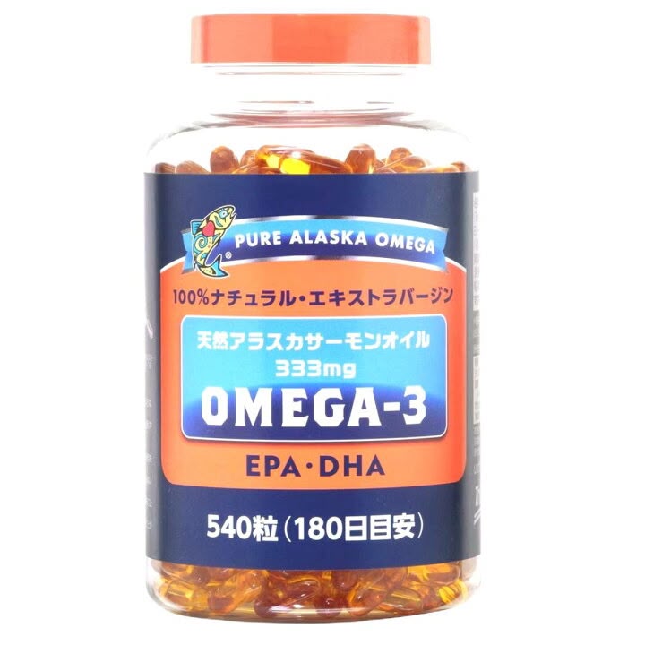 日本 Costco-  純阿拉斯加野生三文魚油540粒 (限定)