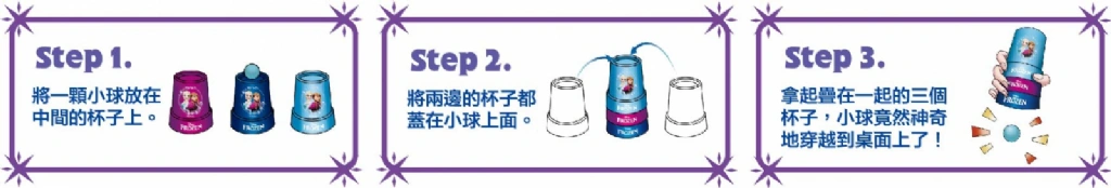 根華 冰雪奇緣隨身魔術盒—三球歸洞