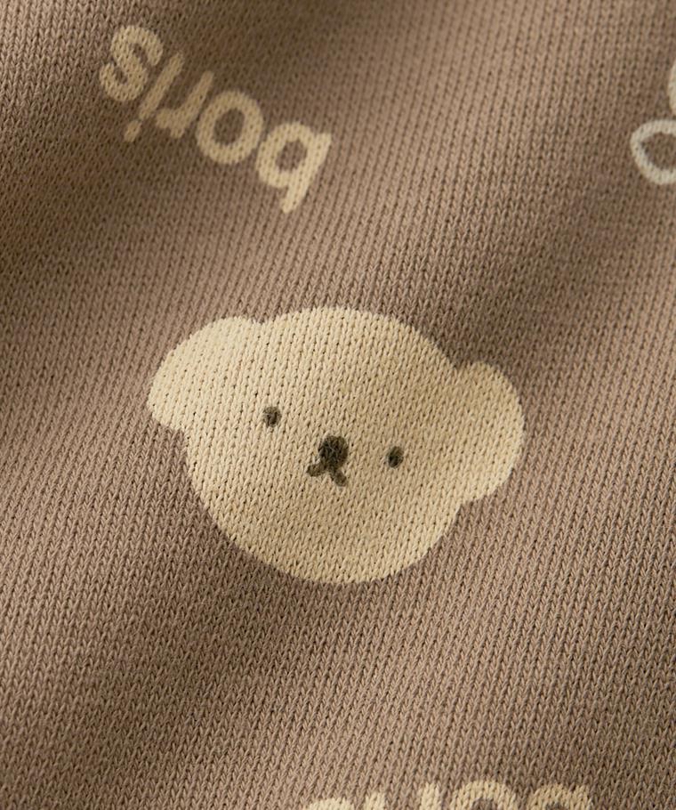 💚代購 台灣直送💚正版授權Miffy&Boris 兩色人物滿印毛圈長袖家居服上下套裝