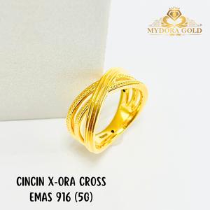 MYDORA Cincin X-ora Cross (5G) l EMAS 916/22K
