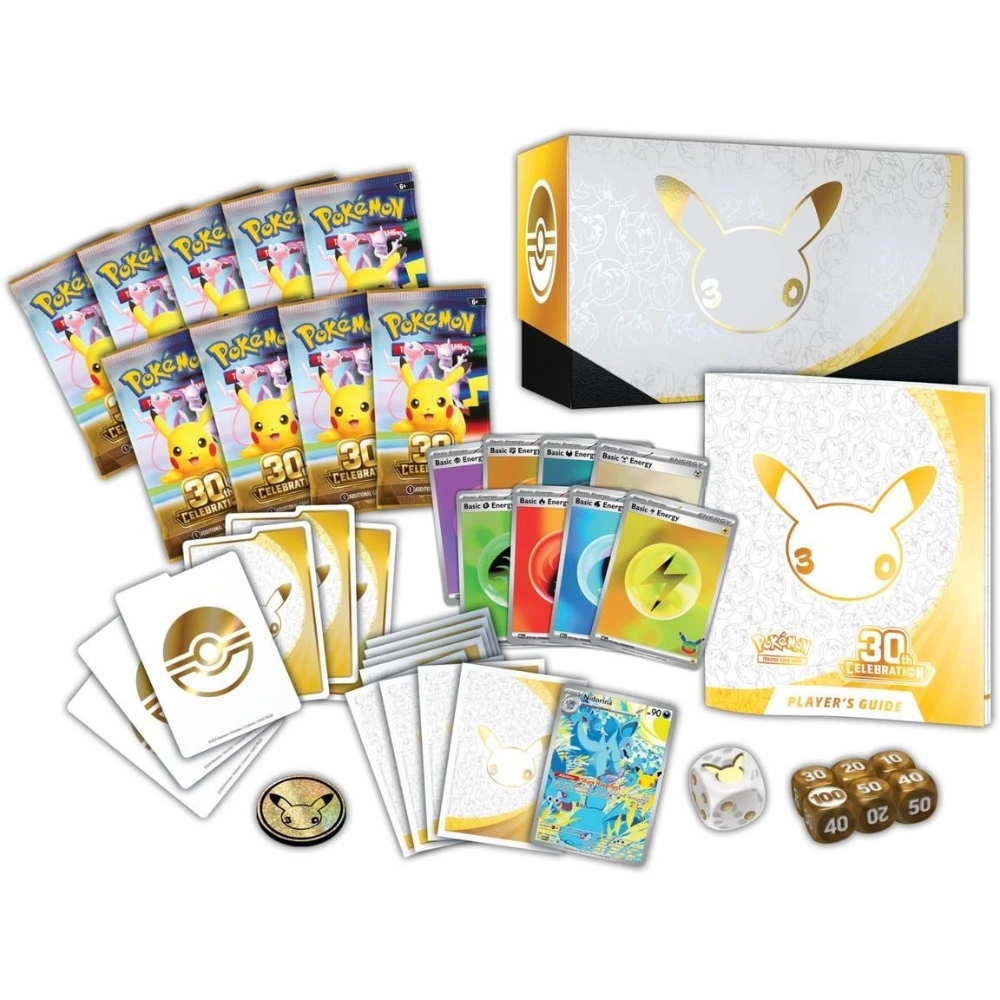 門市現貨｜Pokemon寶可夢 - 英文版 PTCG Pokemon 30th Celebration Elite Trainer Box ETB 30週年ETB禮盒