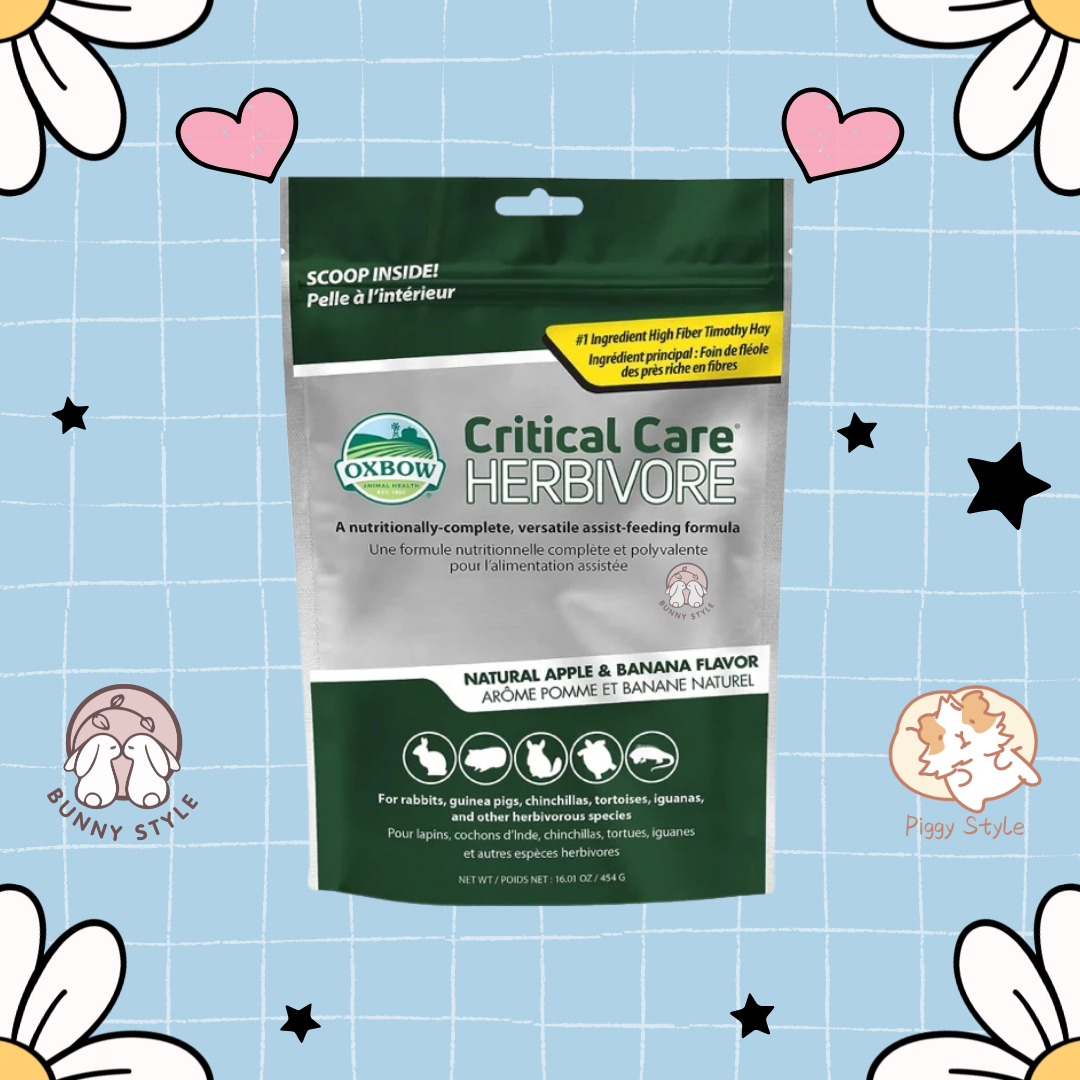 Oxbow 高營養香蕉蘋果味草粉 454g Oxbow Critical Care - Herbivore Recovery Food 454g (Natural Apple & Banana Flavor)
