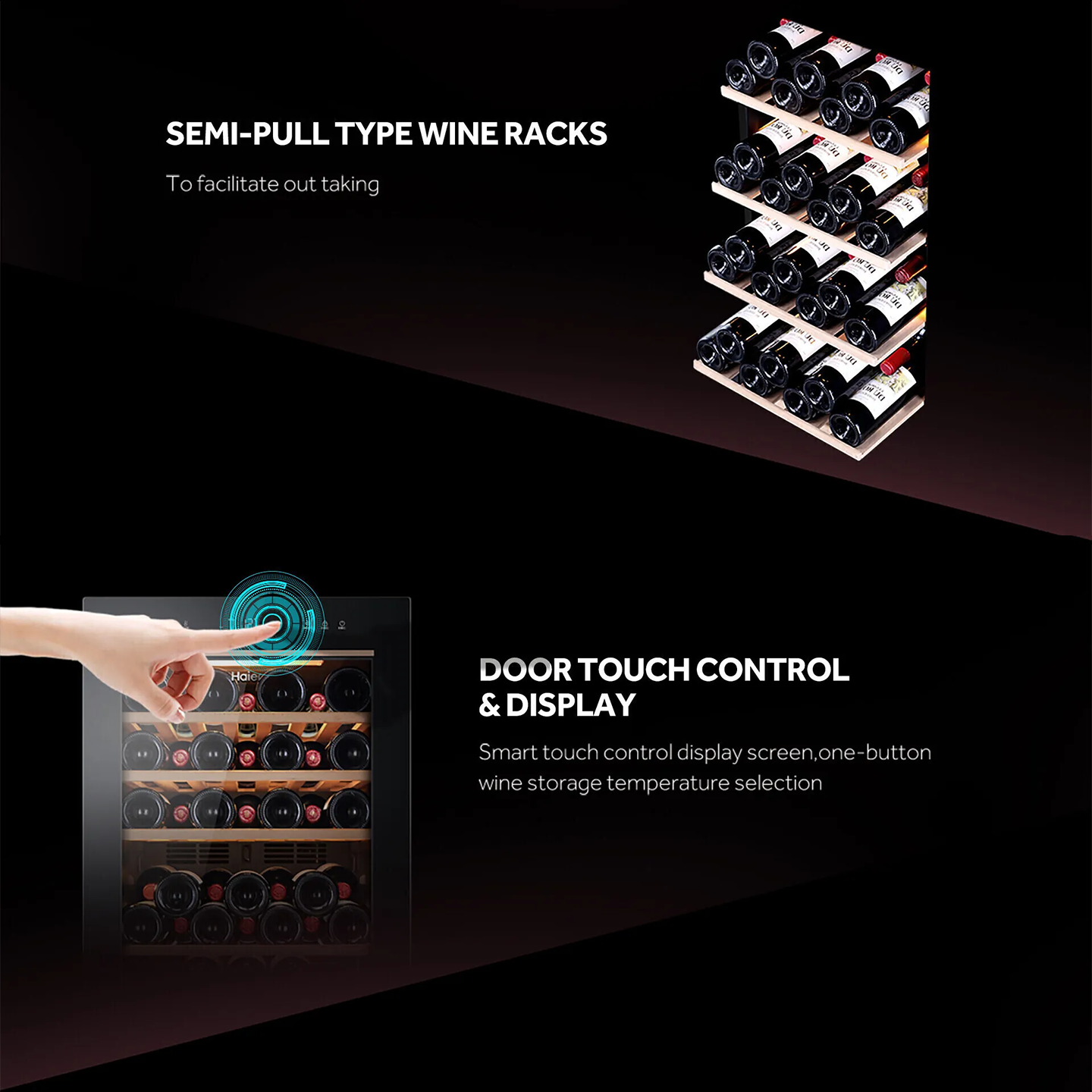 Haier 49 Bottles Wine Chiller (HWS-49G)