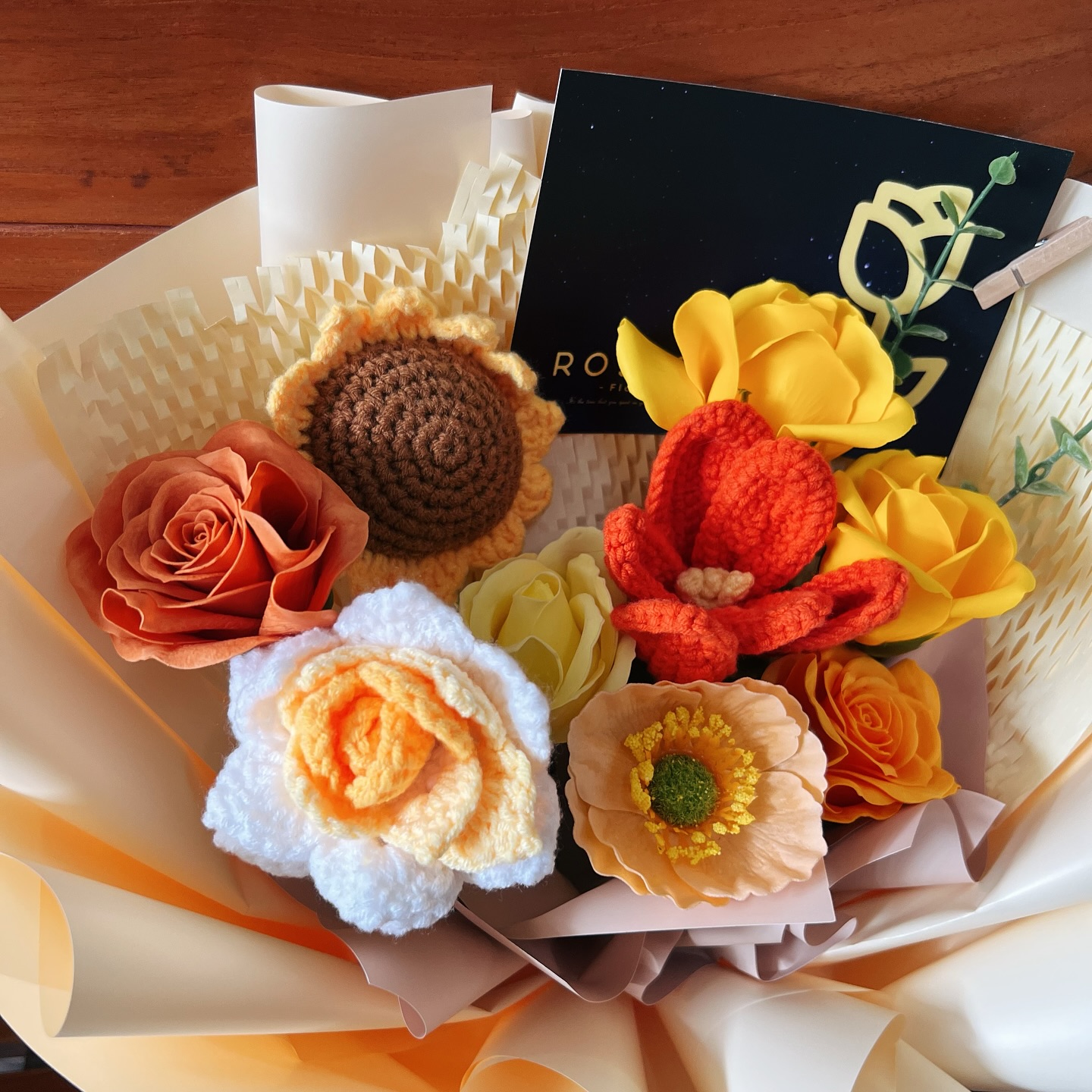 Crochet Flower Bouquet