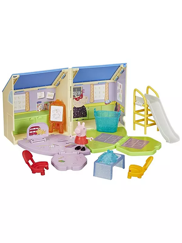 正版 Peppa Pig 粉紅豬小妹學校玩具套裝 Playgroup Playset 兒童角色扮演玩具 香港現貨