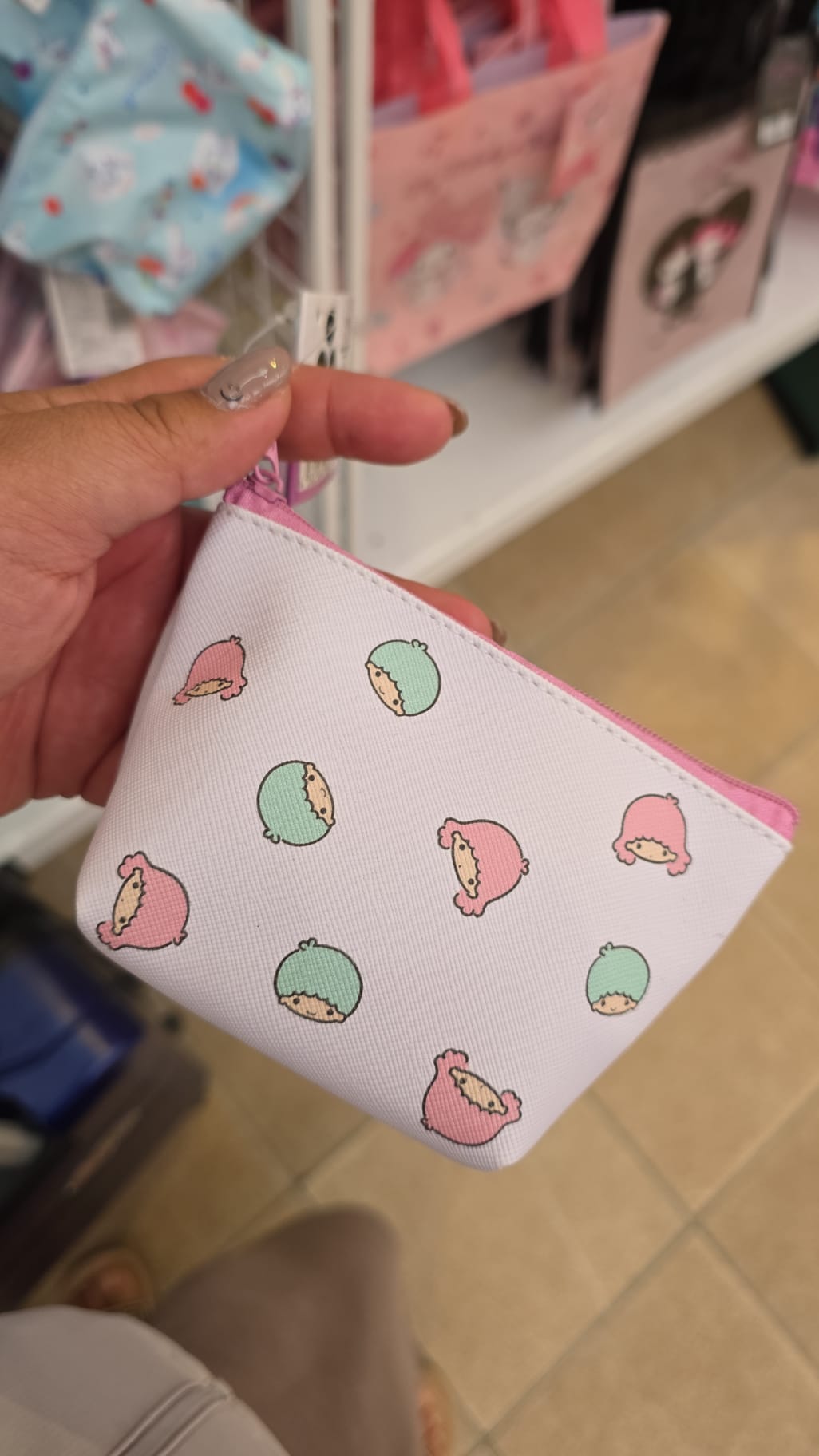 daiso twinstar coin bag