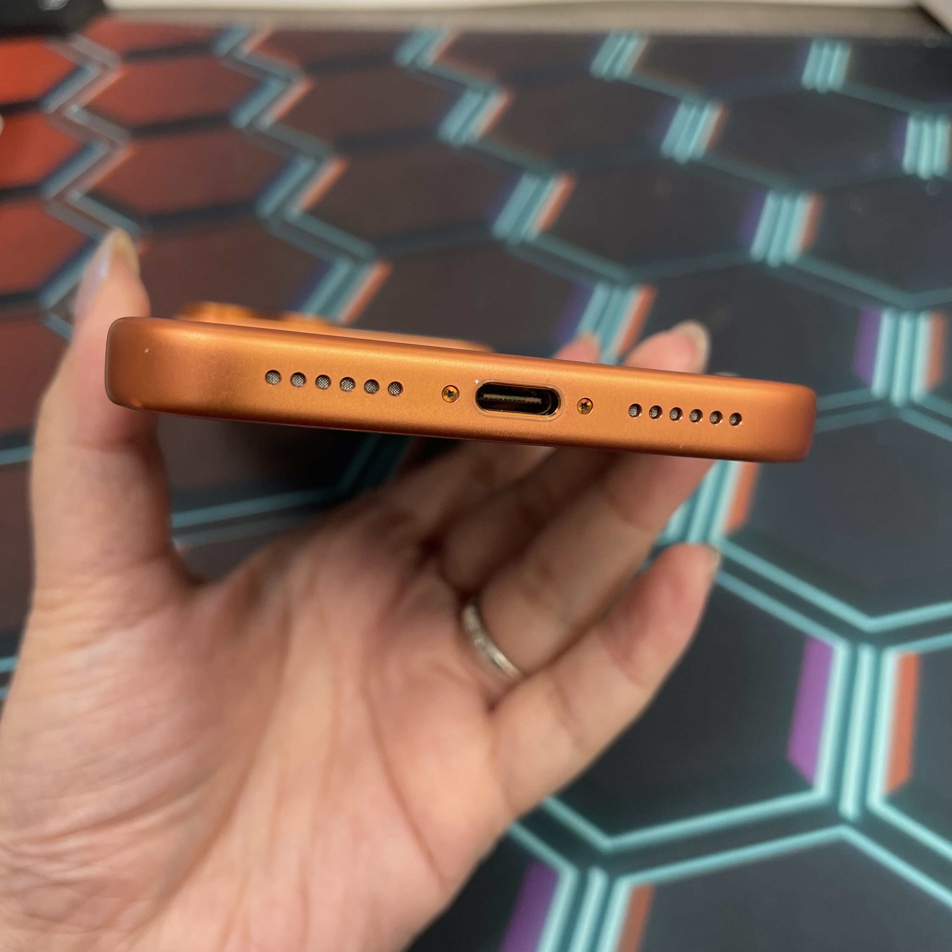*7197 17 Pro max 完美機 512GB 電92 橙色 orange