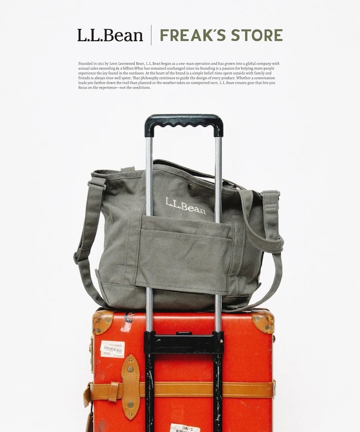 日本L.L.Bean x FREAK’S STORE 別注2way袋