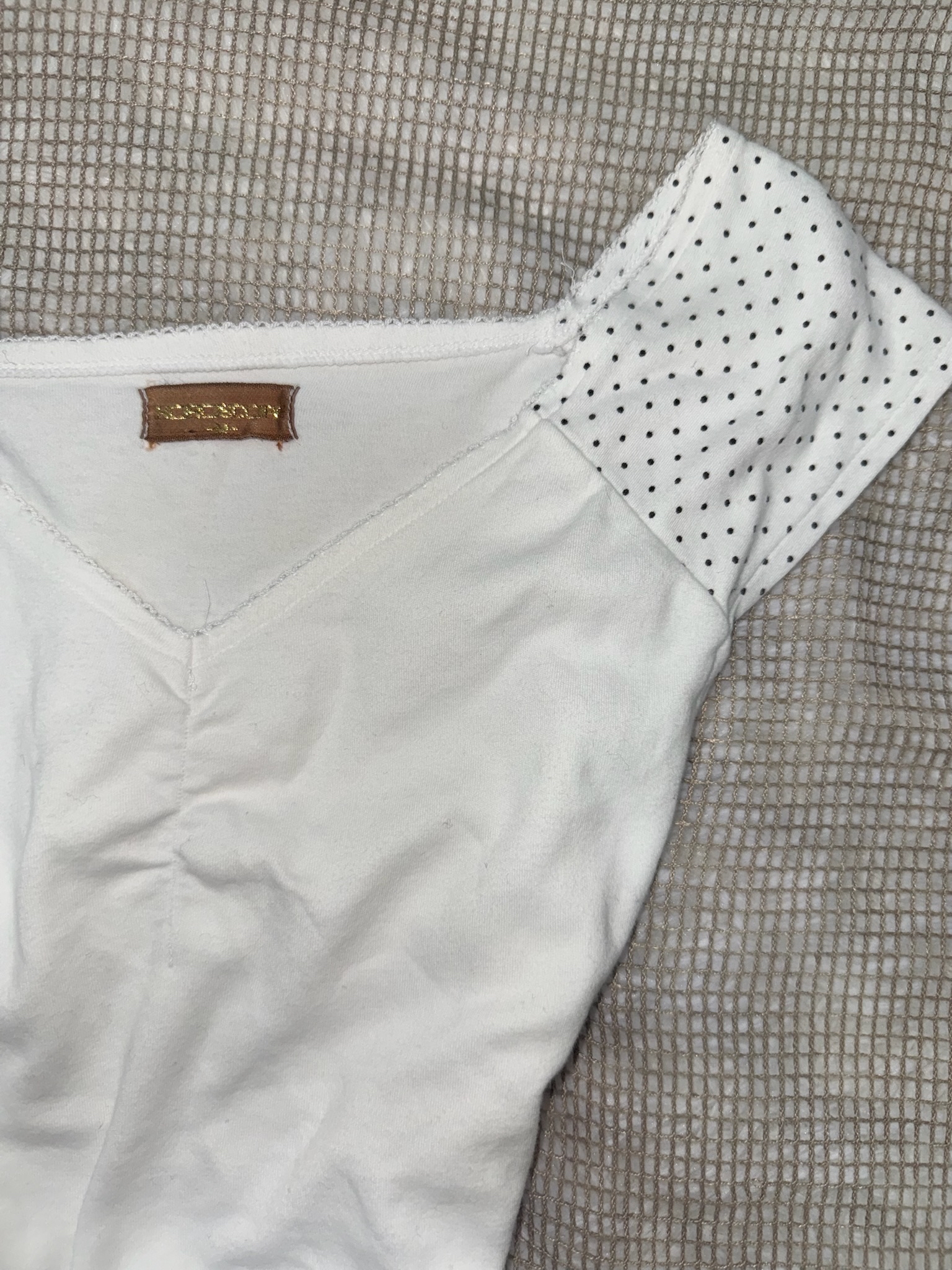 Balletcore Lace Pearl Accent Bow Knit Top