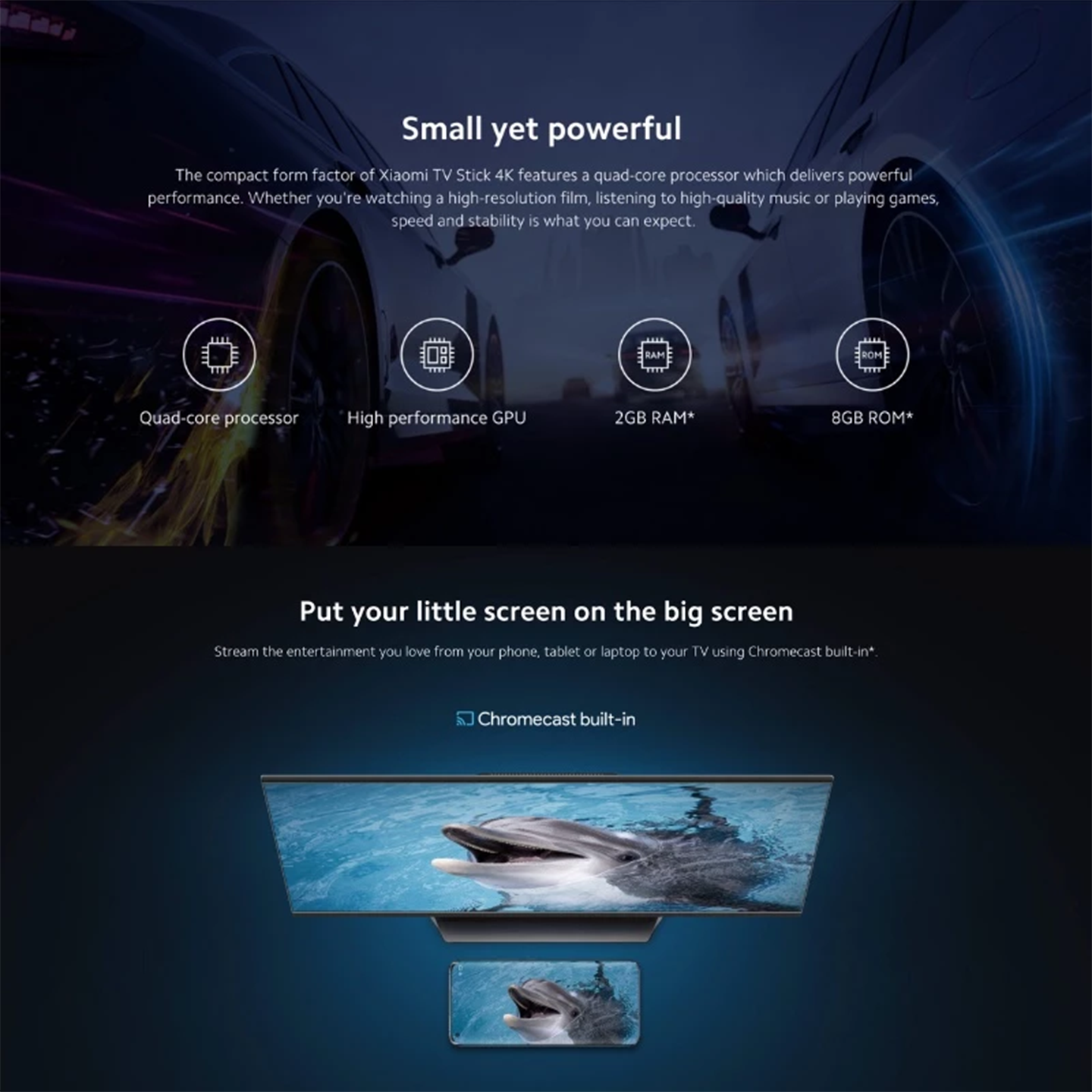 Xiaomi Mi TV Stick Portable 1080p Android TV (PFJ4098EU)