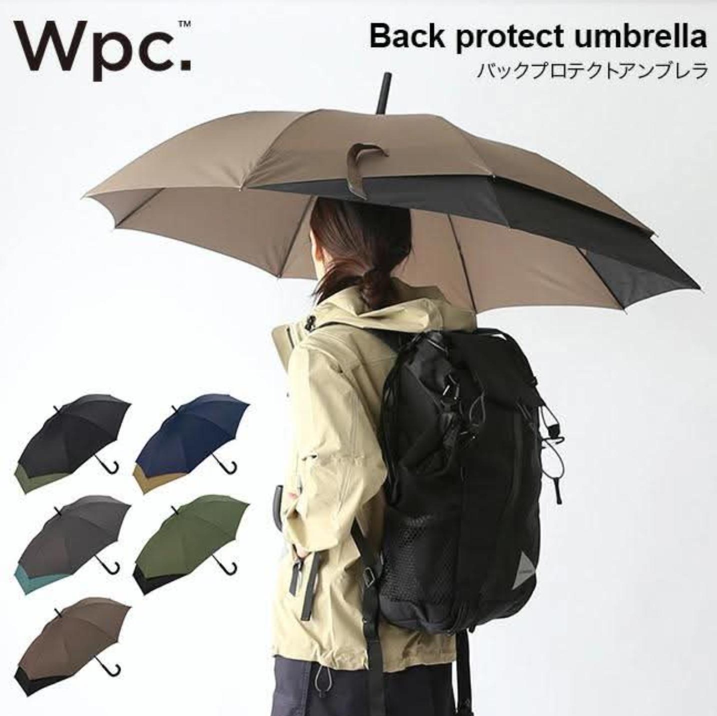 日本 We BACK PROTECT FOLDING UMBRELLA 防UV 加闊 縮骨遮 防曬防水