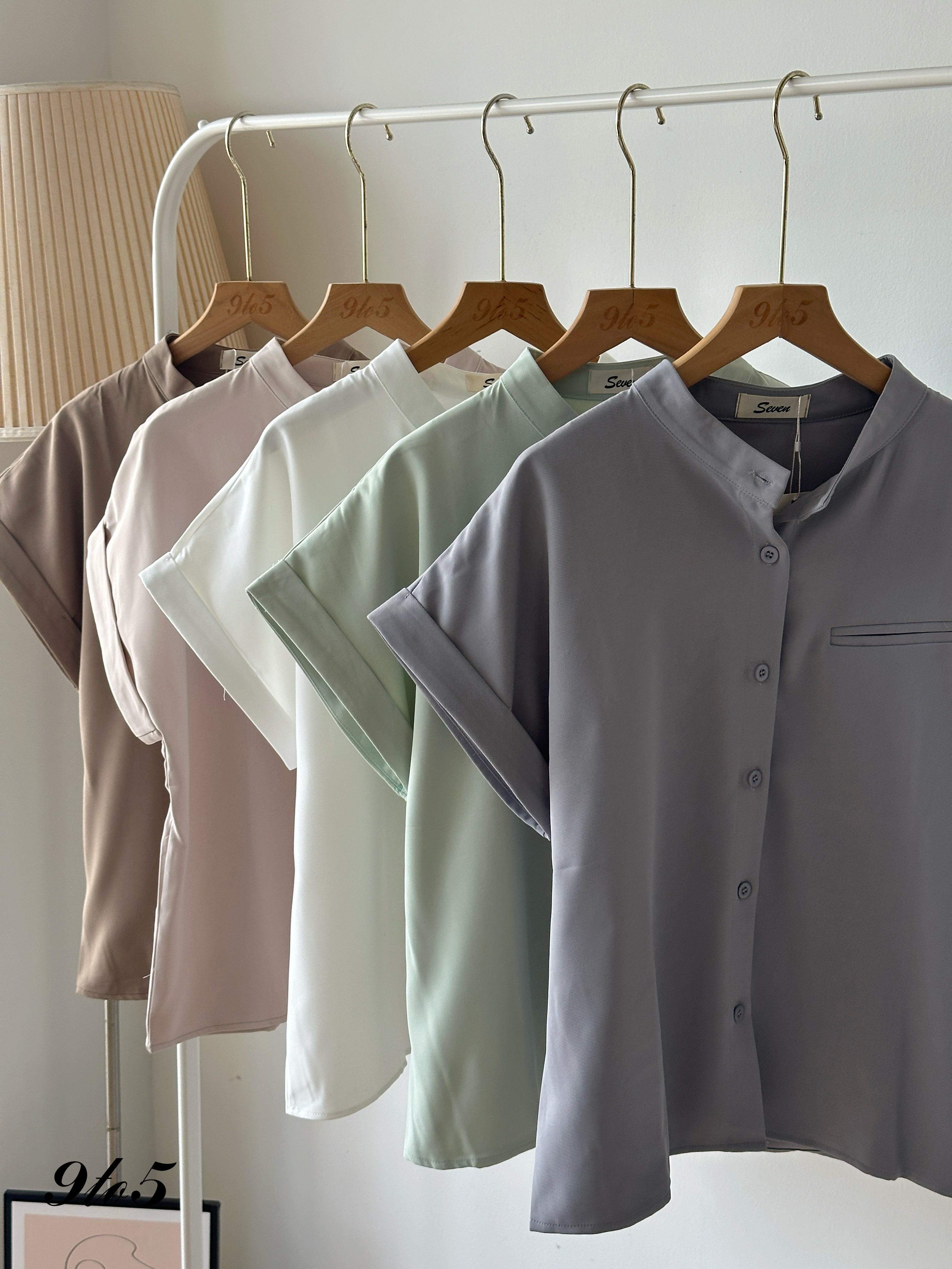 T4119 Cape Sleeve Shirt - 5 Colors 