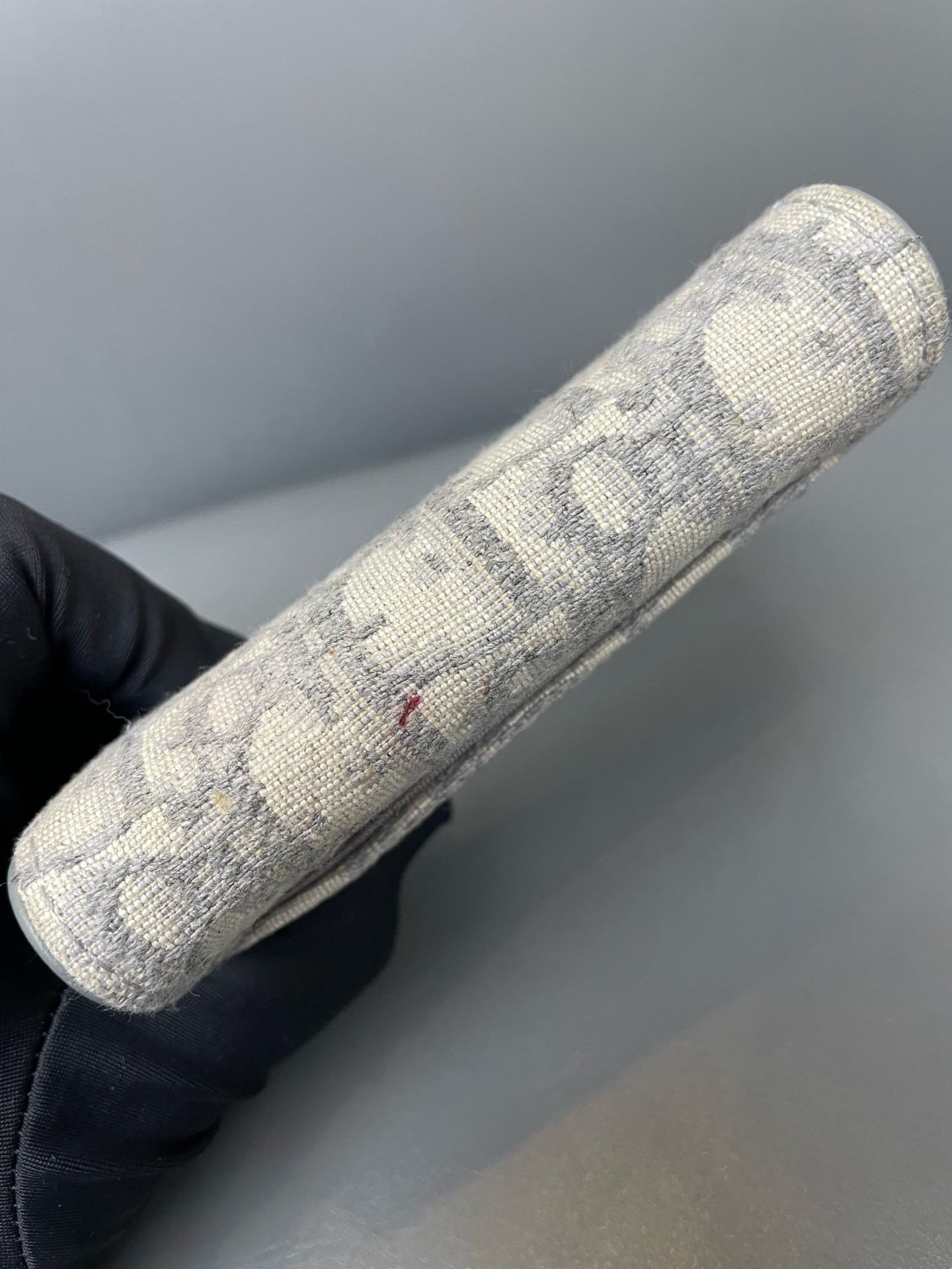 【預訂貨品】Dior經典灰色帆布卡包