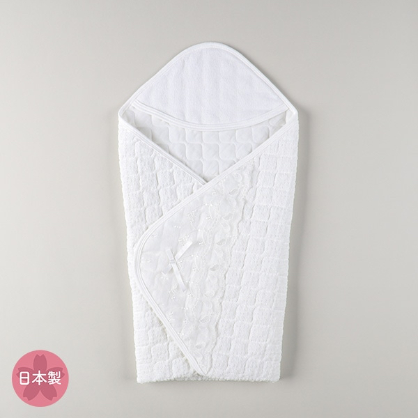 🇯🇵預訂 日本直送🇯🇵日本製蕾絲絲帶絎縫包被襁褓