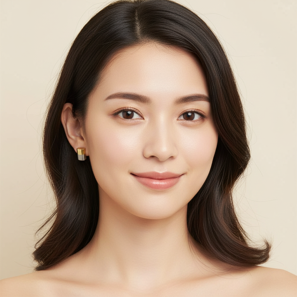 Boccia Titanium 0509-03 鈦金屬 / 鍍金耳環