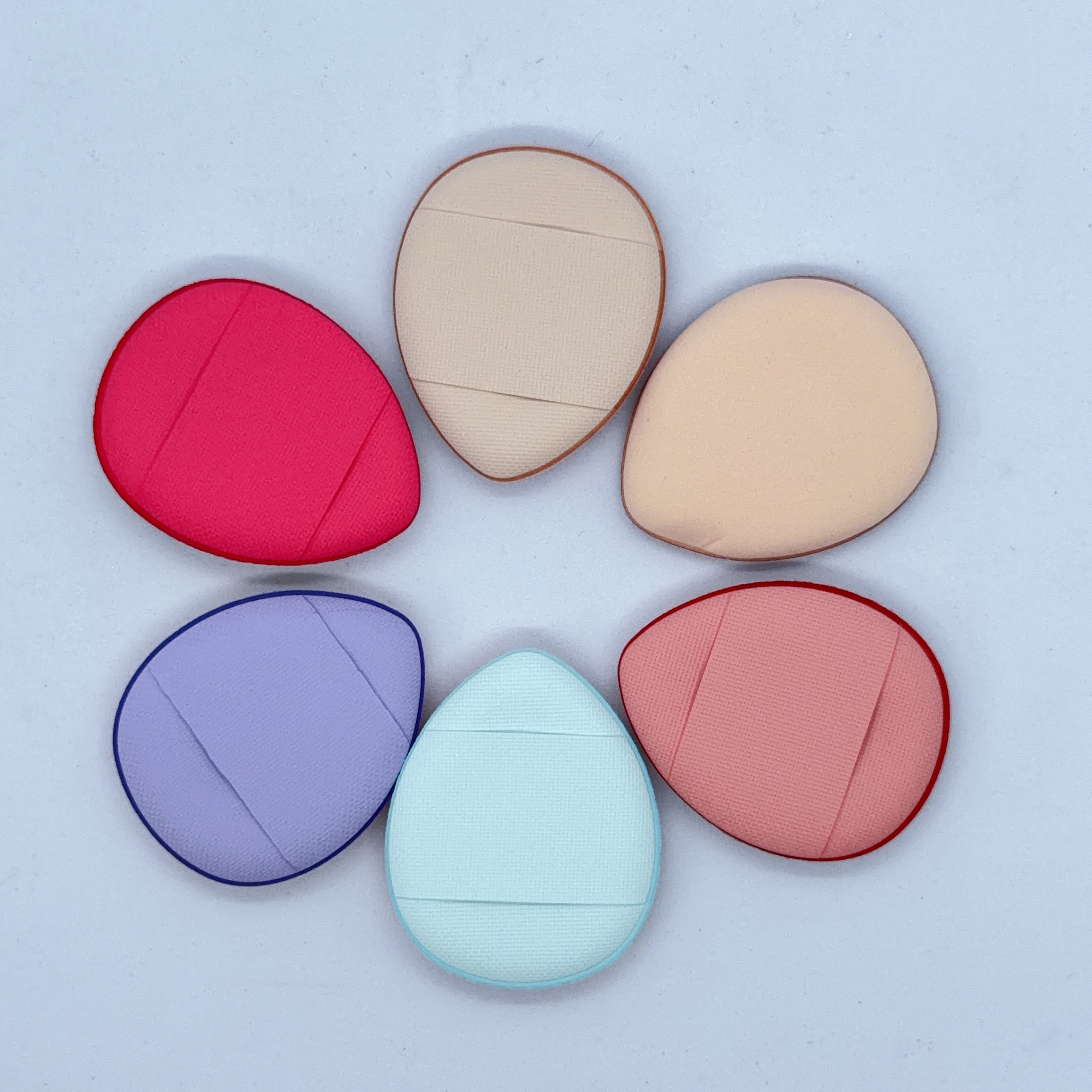Soft Cushion Mini Puff Set 迷你柔軟氣墊粉撲組 - 6pcs/set