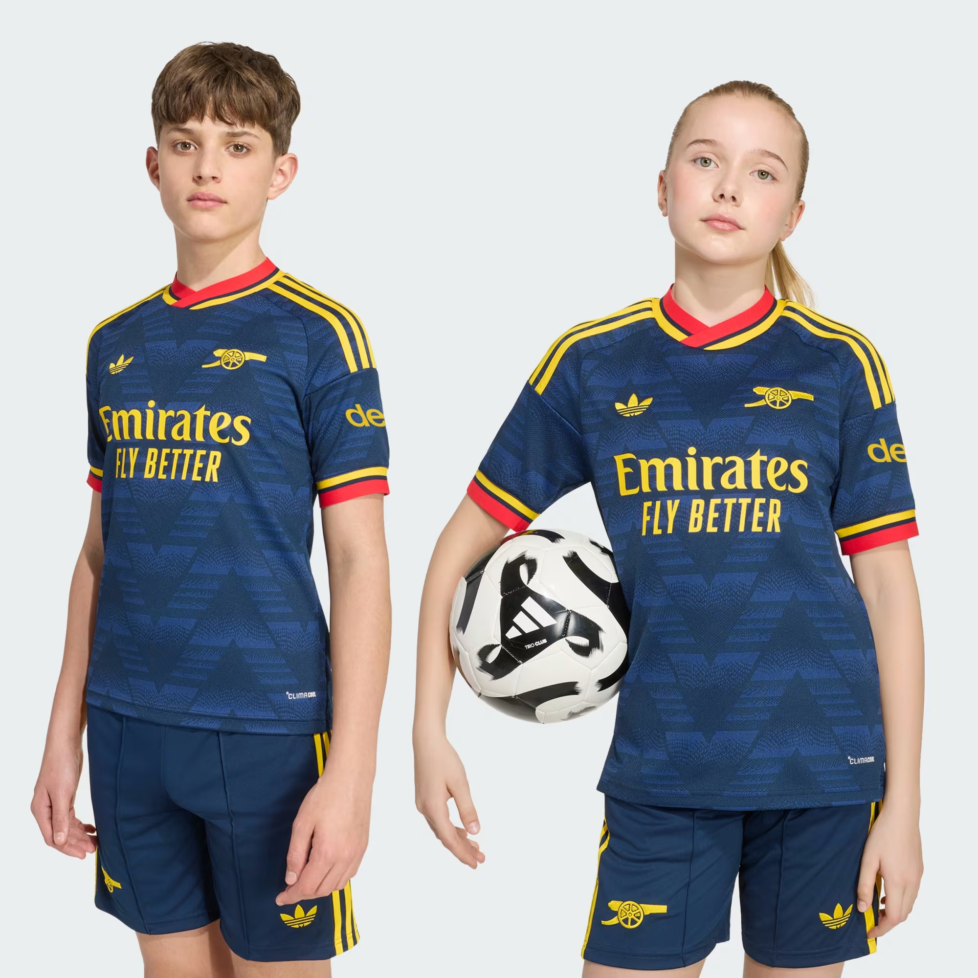 🍌重溫經典香蕉傳奇 Adidas Arsenal 阿仙奴 2026-27 作客童裝球衣 KB9963