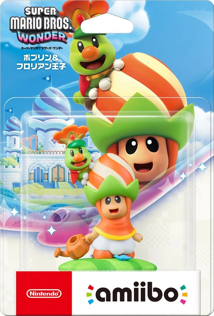 amiibo 苞普林&花洛里安王子 【超級瑪利歐兄弟 驚奇】      Super Mario Woder™ amiibo  Poplin & Prince Florian