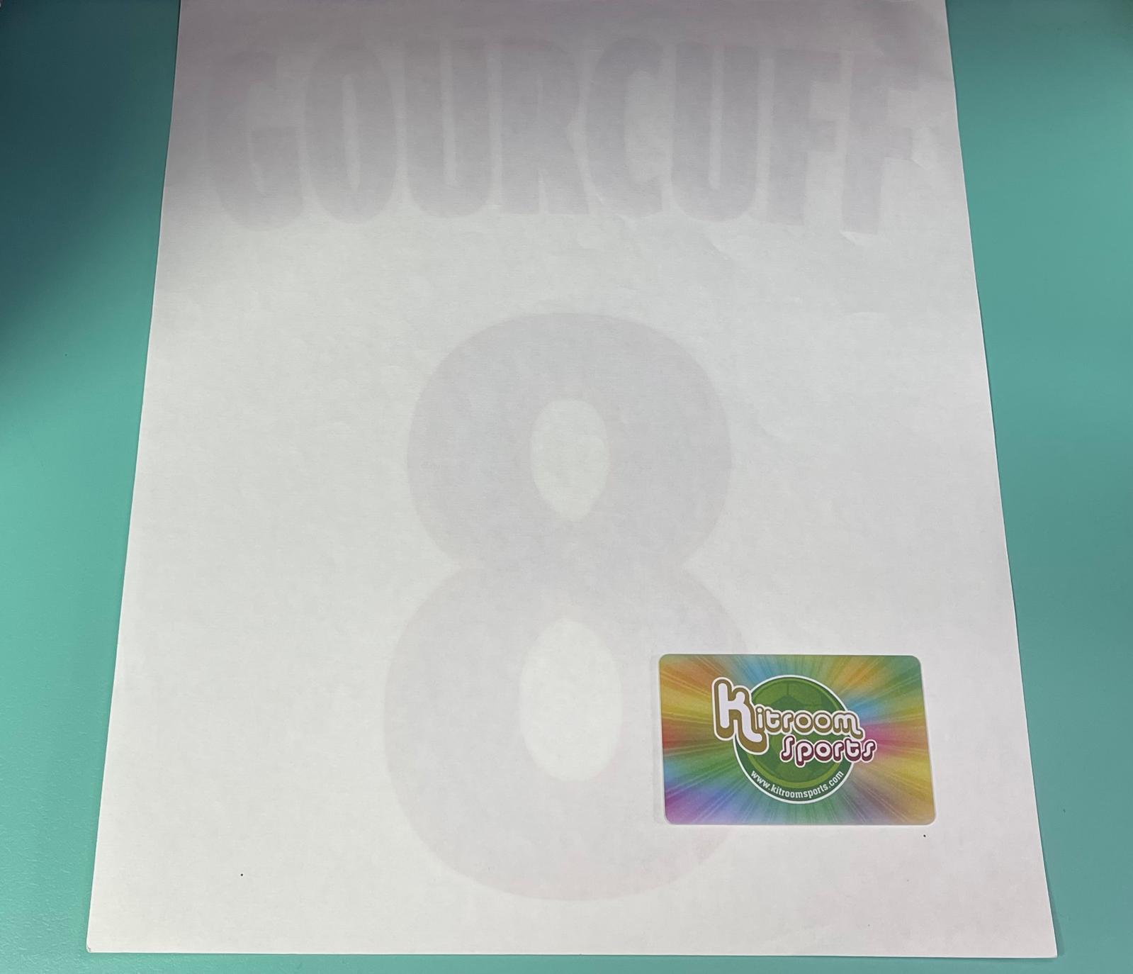 2011-14 Olympique Lyonnais Home Nameset #8 GOURCUFF
