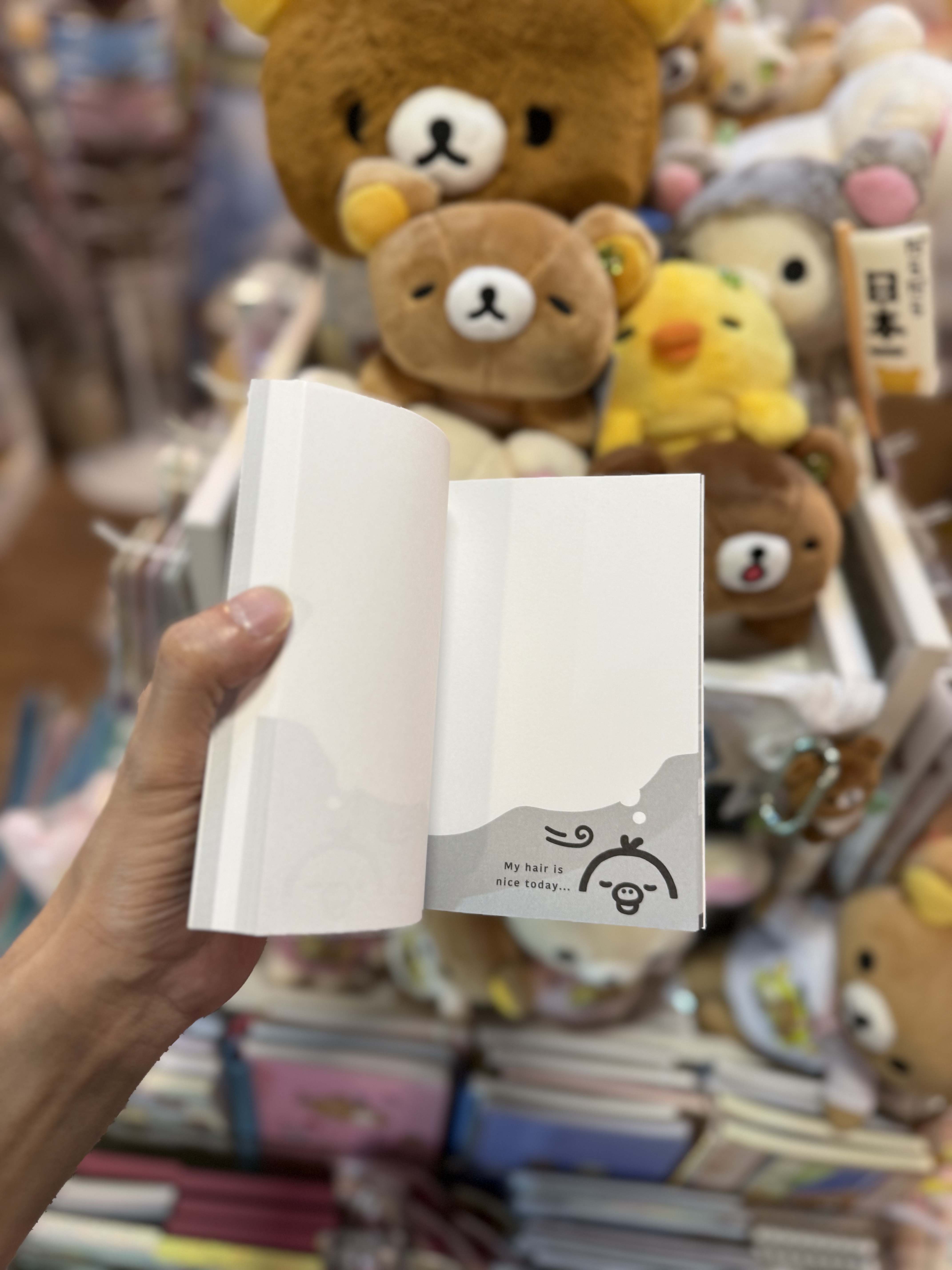《現貨》全新Rilakkuma黑白造型memo簿
