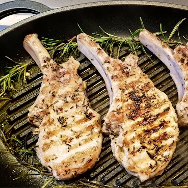 韓國濟州黑豚法式豬鞍架