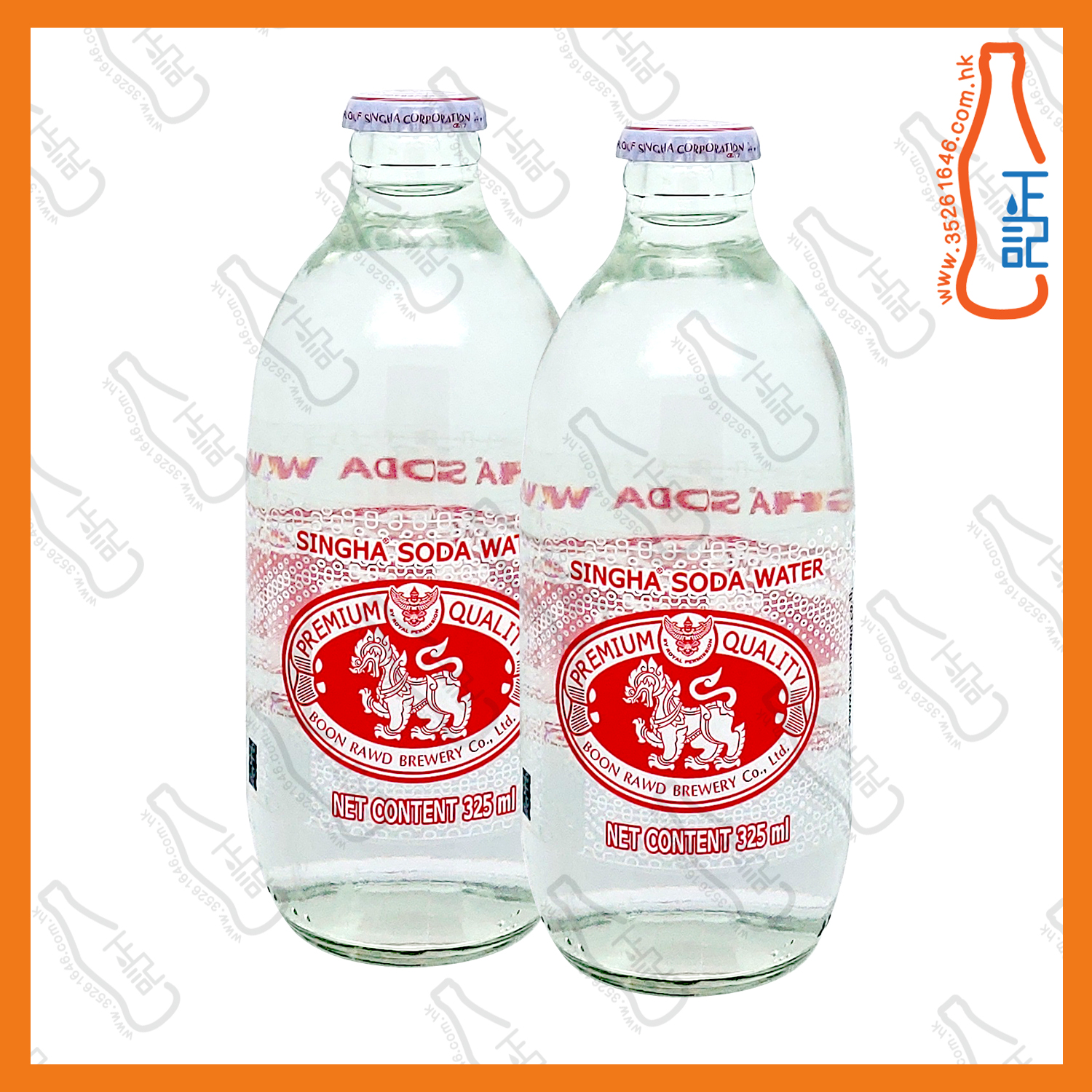 ==勝獅梳打水 325ml x 2支 /份