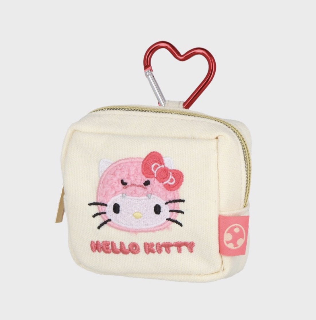 <日本現場訂貨🆕>Sanrio 3D立體刺繡迷你收納包連掛鈎