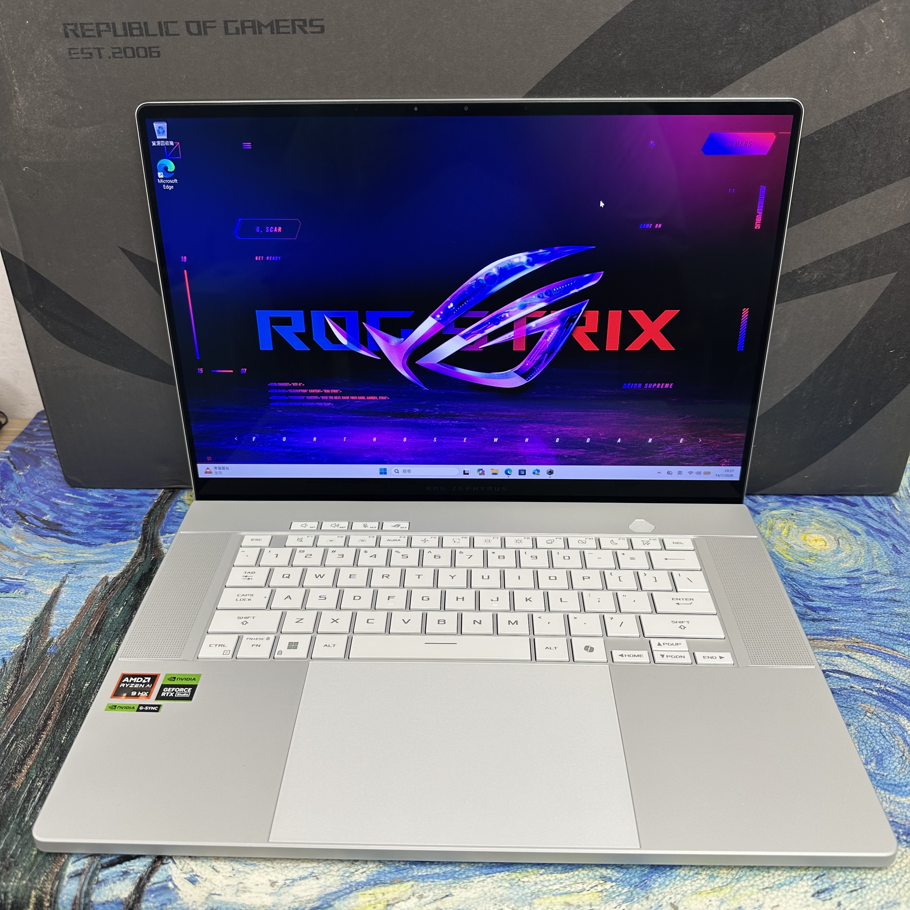 #6028 ASUS  ROG Zephyrus G16 AMD Ryzen AI 9 HX 370w /32GB Ram/1TB SSD /16寸AMOLED 2.5K Mon/240Hz高刷/Ai / Gaming Laptop / Notebook / Laptop / PC / Gaming / Movie / Netflix  / 獨立顯示卡 /  Work / Office