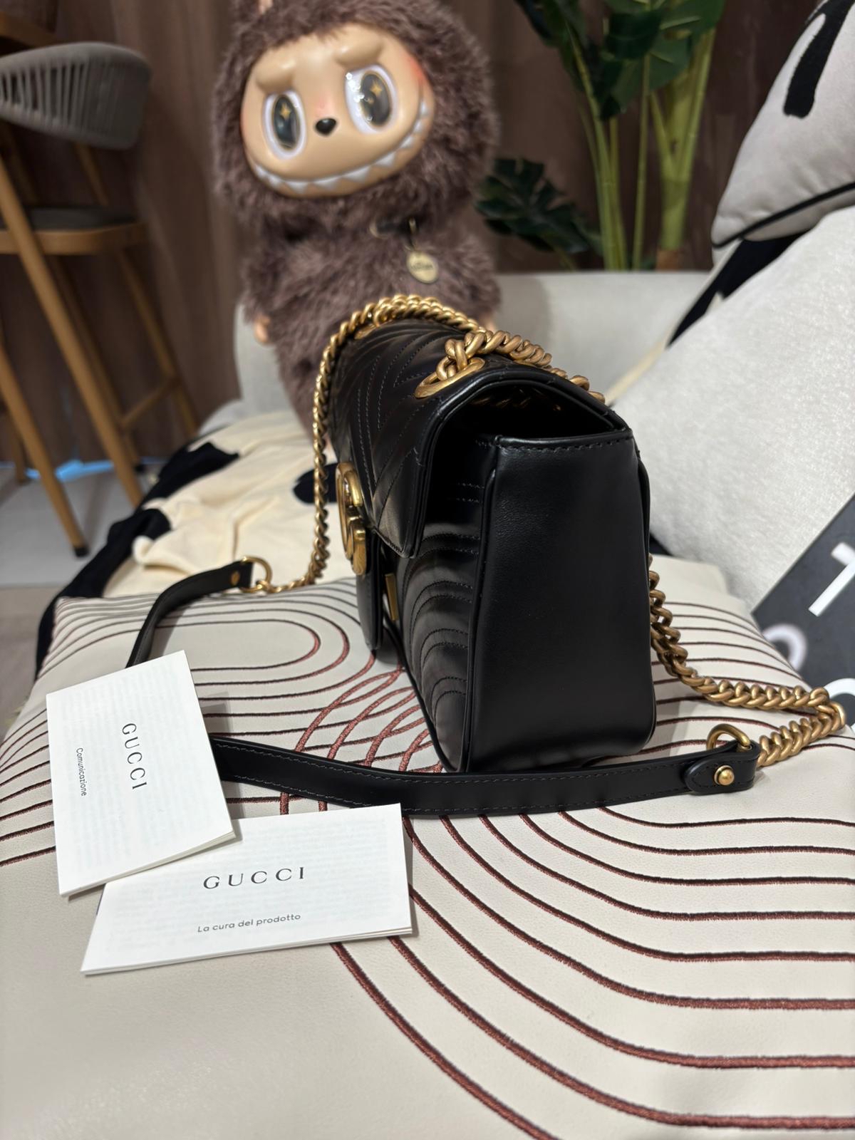 Gucci GG Marmont Shoulder Bag 100%Authentic, 99%New ✅Booklet ✅Dust bag