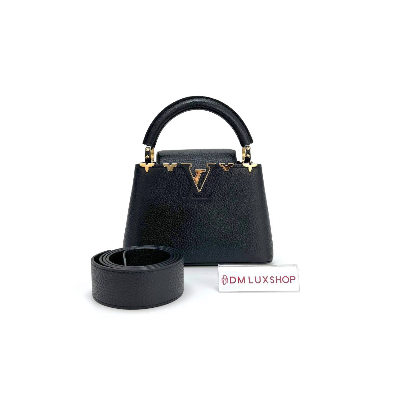 LV Black Mini Capucines Flower Crown