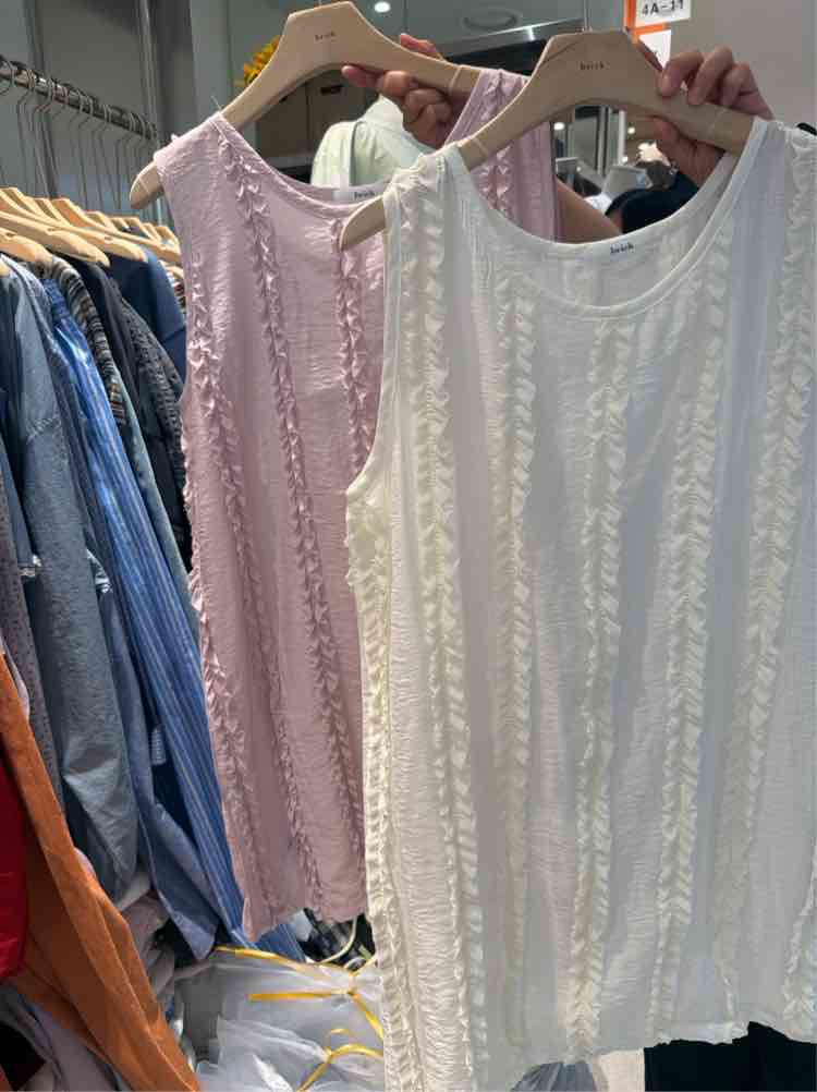 221143 立體荷葉邊連身裙 w49 l84