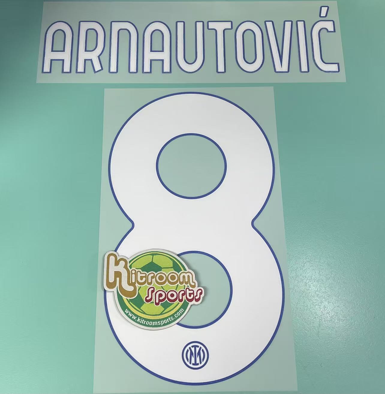 2023-24 Inter Milan Home Nameset #8 ARNAUTOVIC