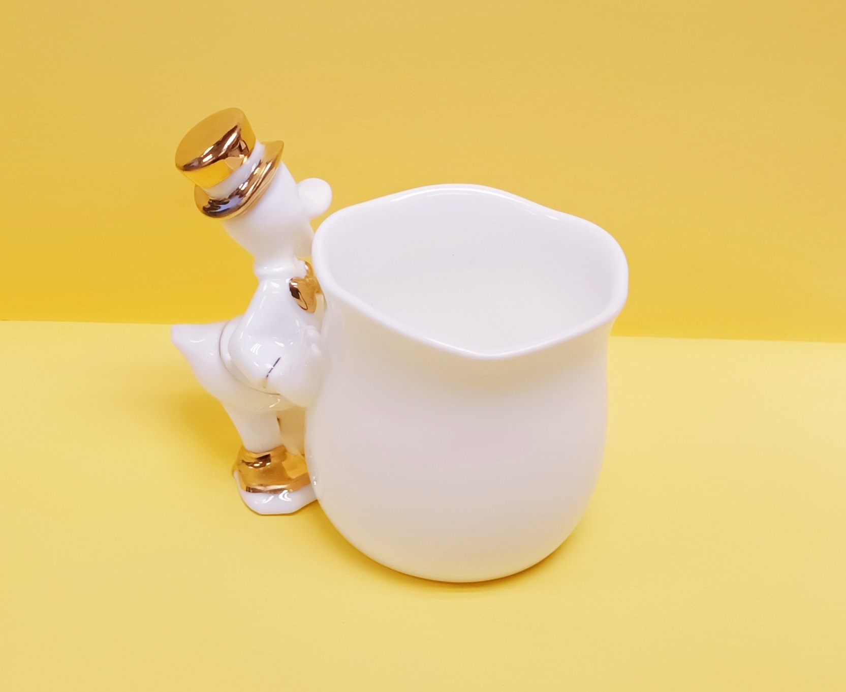 COTTON SWAB CONTAINER 骨瓷棉花棒容器 Donald Duck   (KD-55)