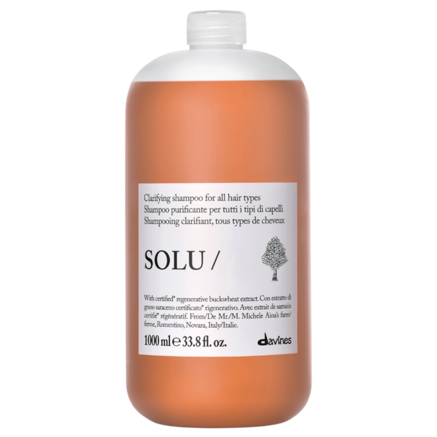 Davines SOLU Shampoo 潔淨洗髮露 1000ml