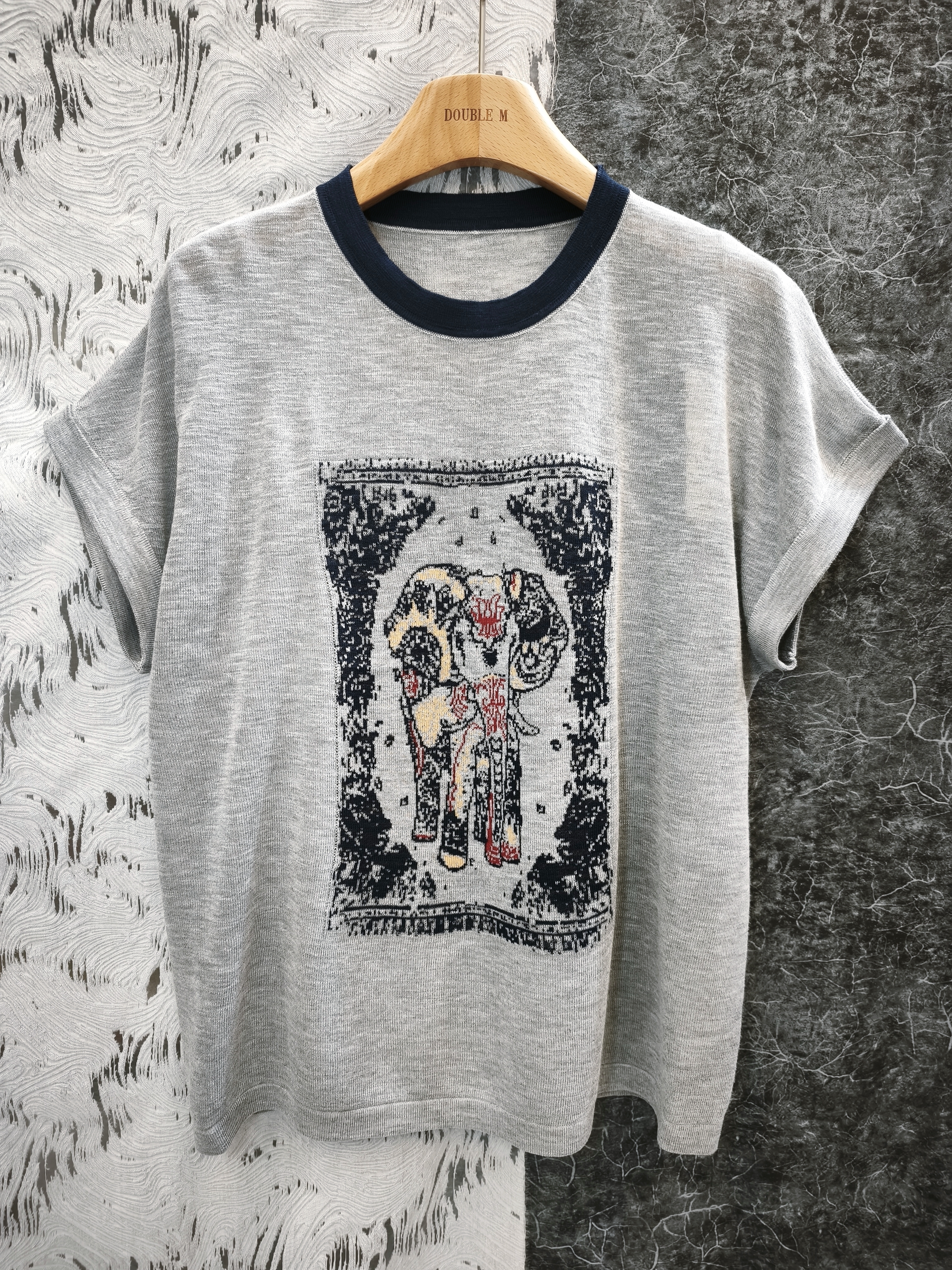 竹節棉大象上衣