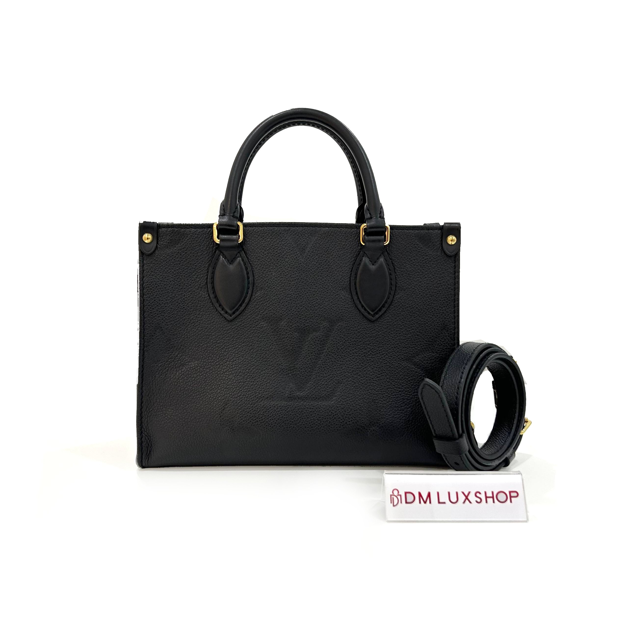 LV Black Empreinte Monogram OnTheGo PM