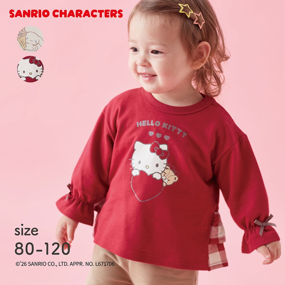 🆕【⭐訂購⭐】🇯🇵日本直送 🌀 #Sanrio 後背荷葉邊 蝴蝶結袖口絨毛衛衣［2款選］🌀 [PLJA-0187] [261121]