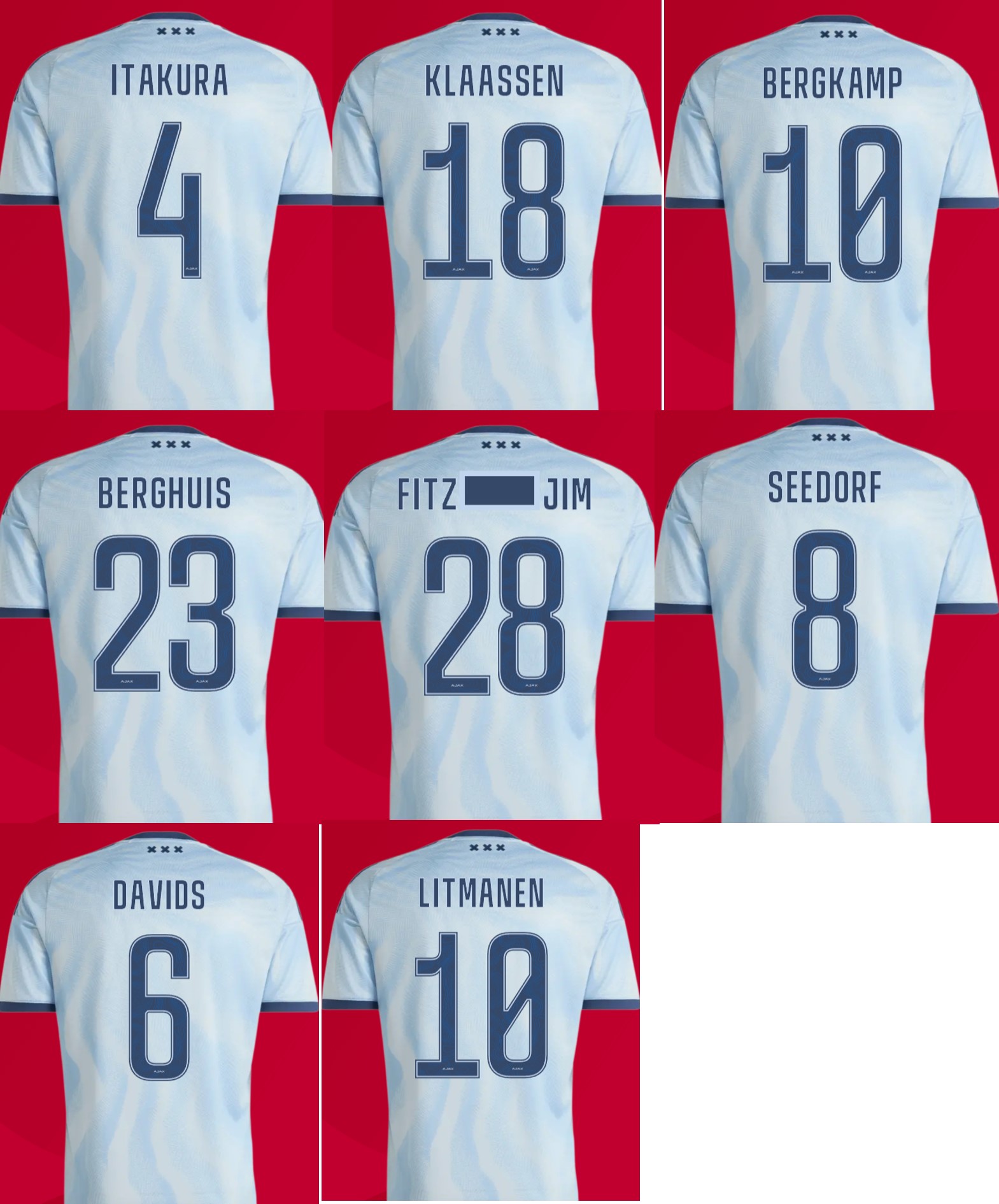 🏛️重溫傳奇主場風采 Adidas Ajax 阿積士 2026-27 三客球迷版球衣 JZ4692