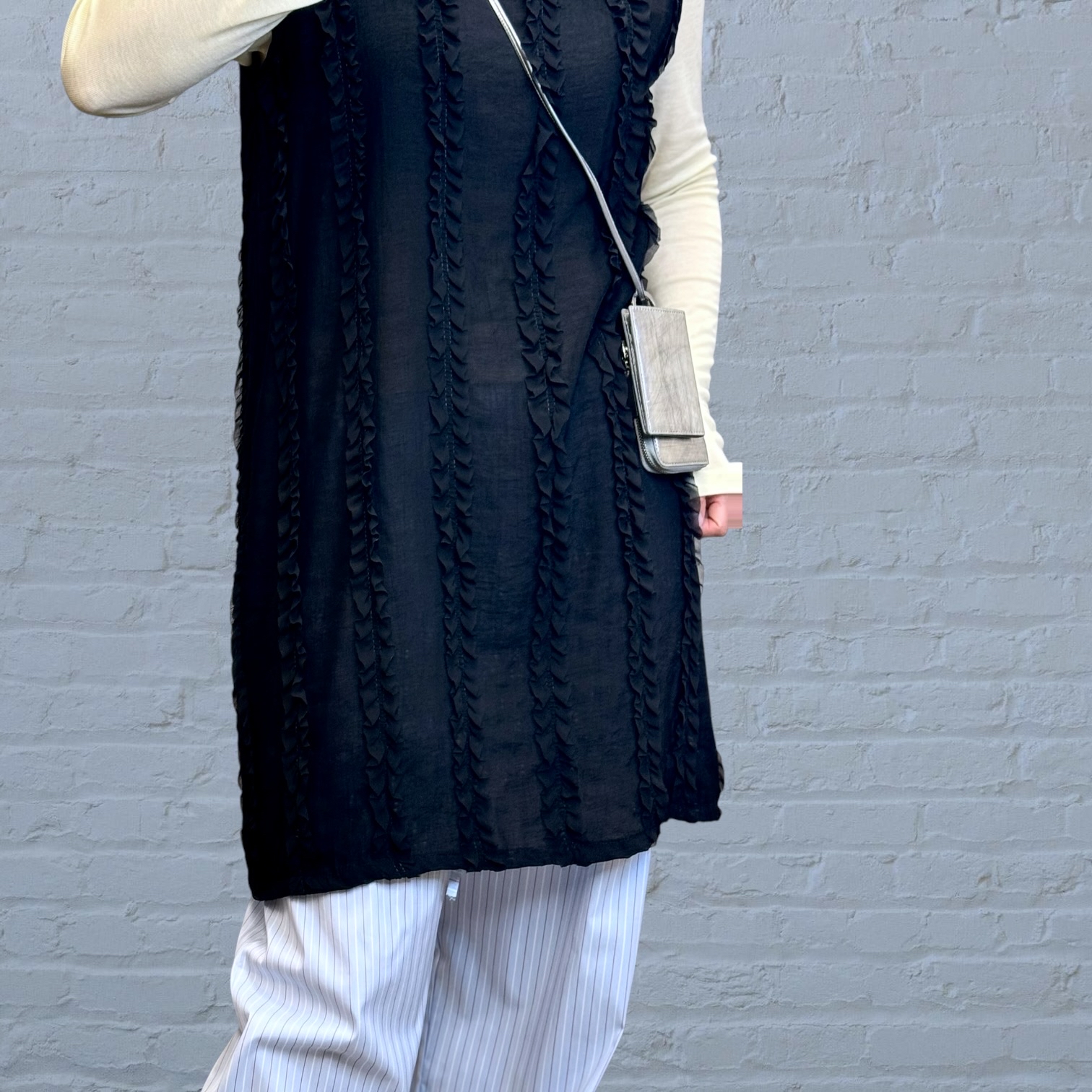 221143 立體荷葉邊連身裙