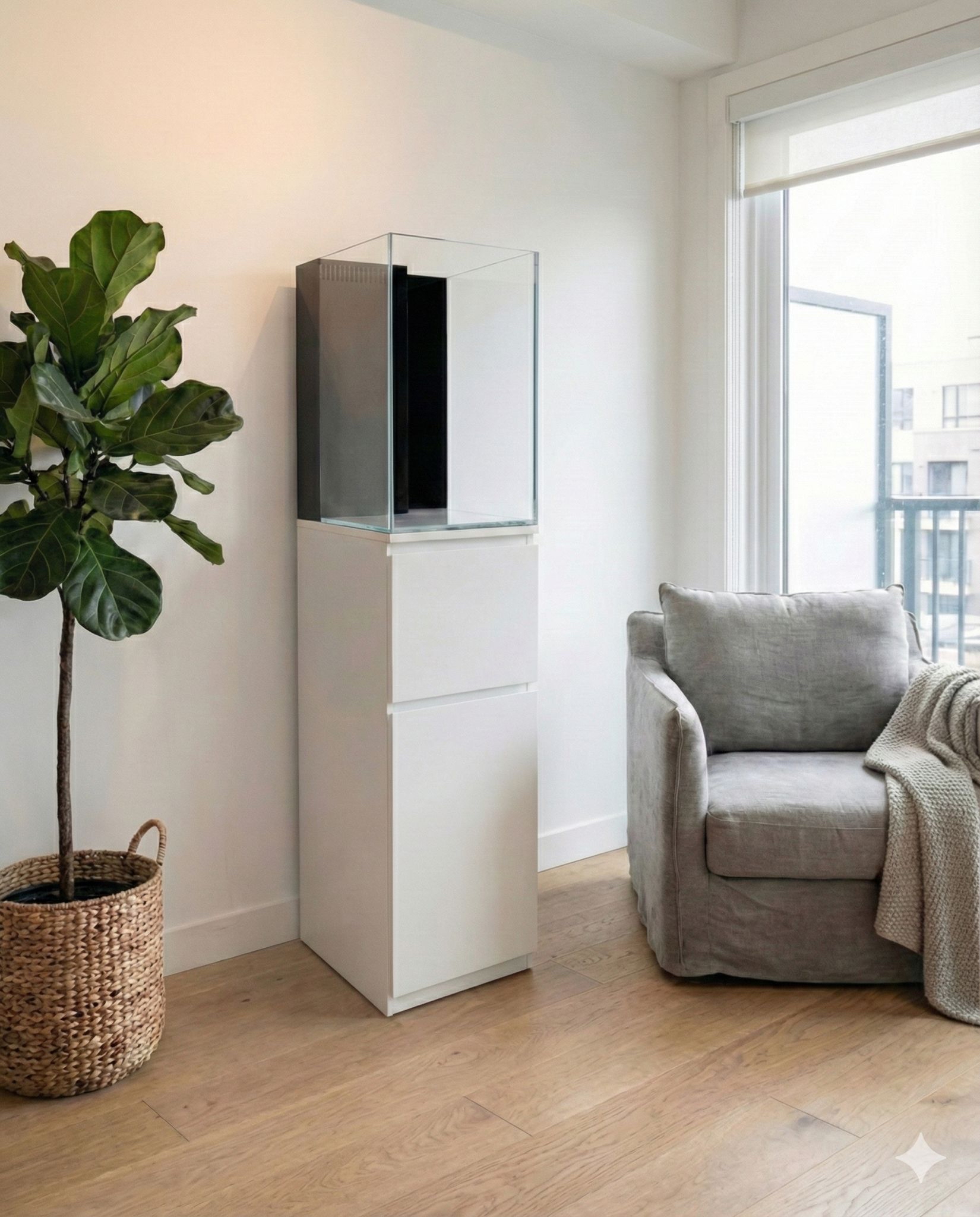 「 14吋 」滴漏底濾魚缸 