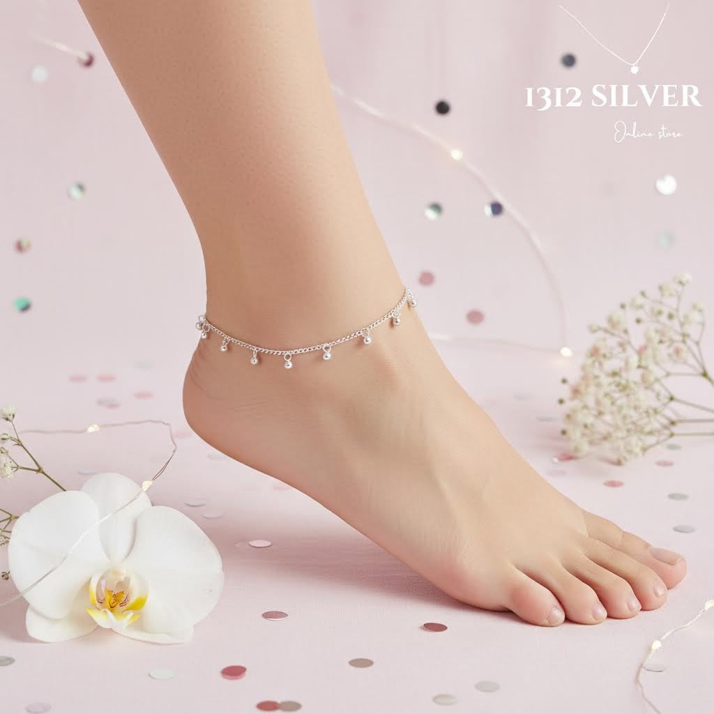 S925 - AN0001 Balls Anklet
