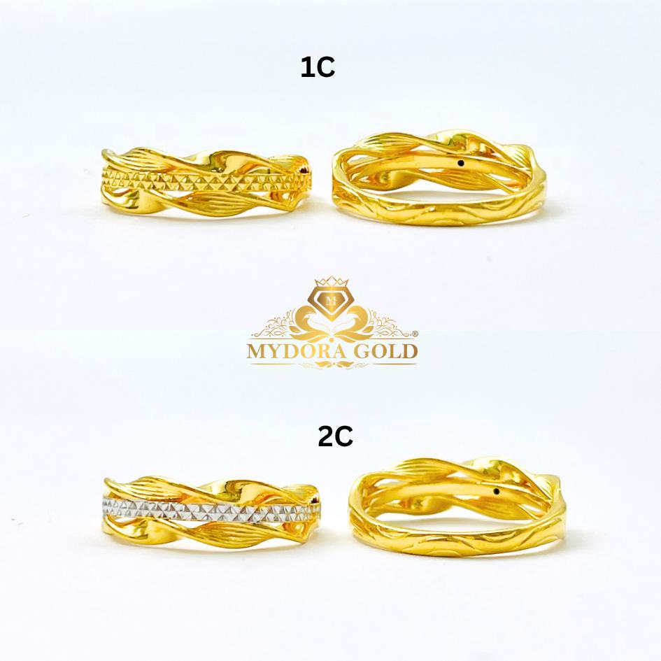 MYDORA EMAS 916 Cincin Twisted Glam (5G) l EMAS 916/22K