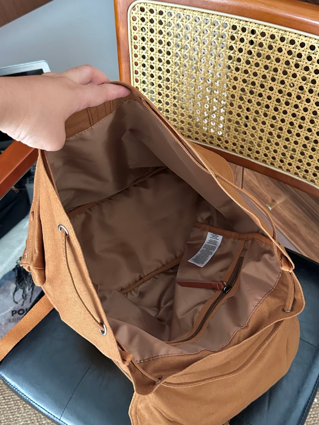 0805 RL Polo FLAP-TOP CANVAS BACKPACK 翻蓋帆布背囊 9月中 