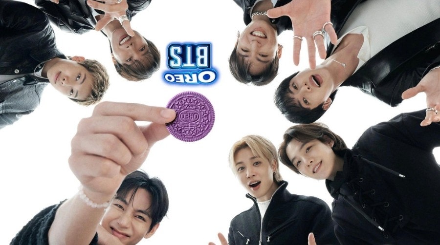 ARMY必搶｜韓國天團 BTS 防彈少年團 X OREO 紫色黑糖夾心餅 2盒/套